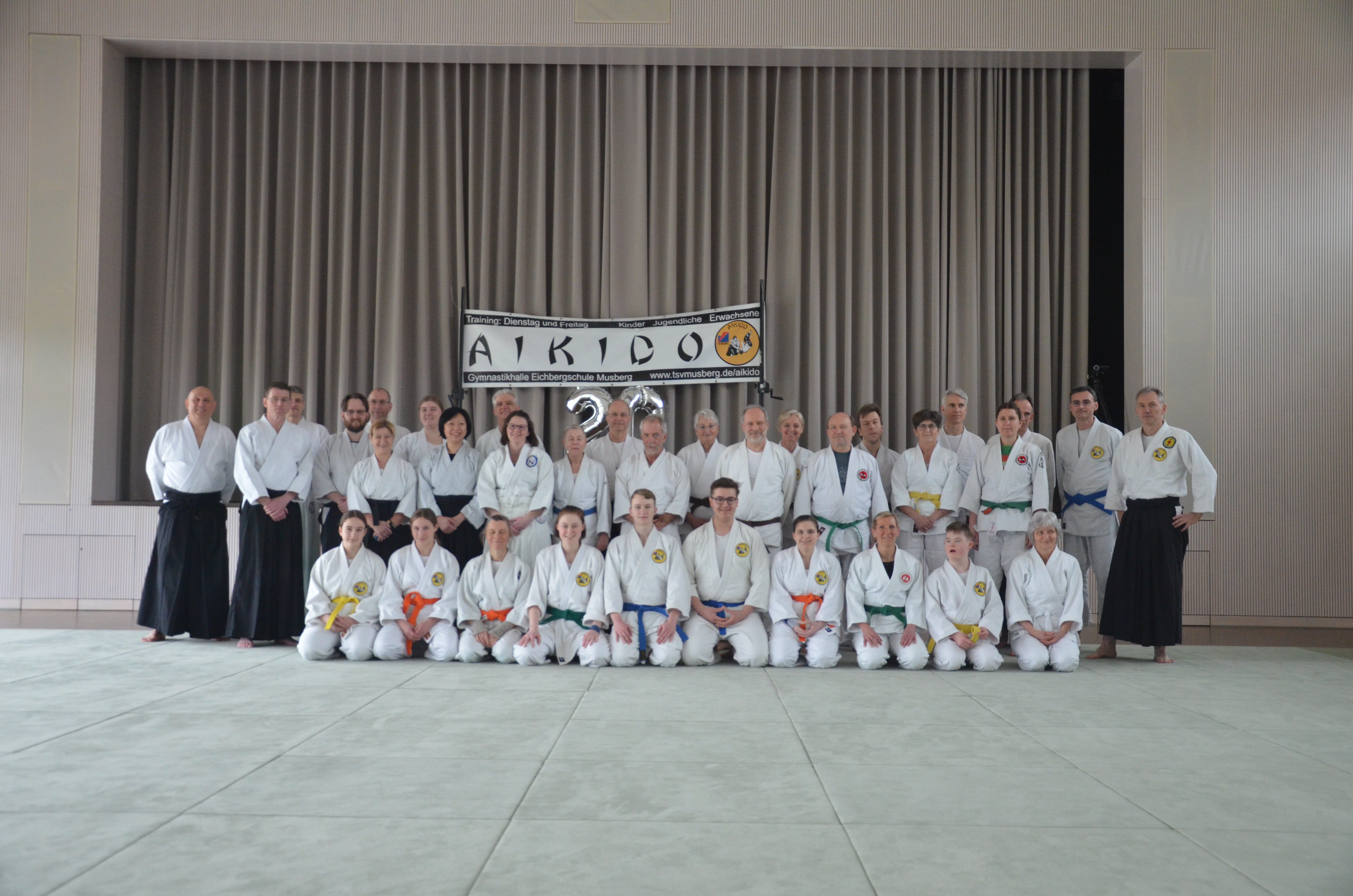 23/03 - Jubiläums-Lehrgang zum 20-jährigen Bestehen der Aikido-Gruppe im TSV Musberg